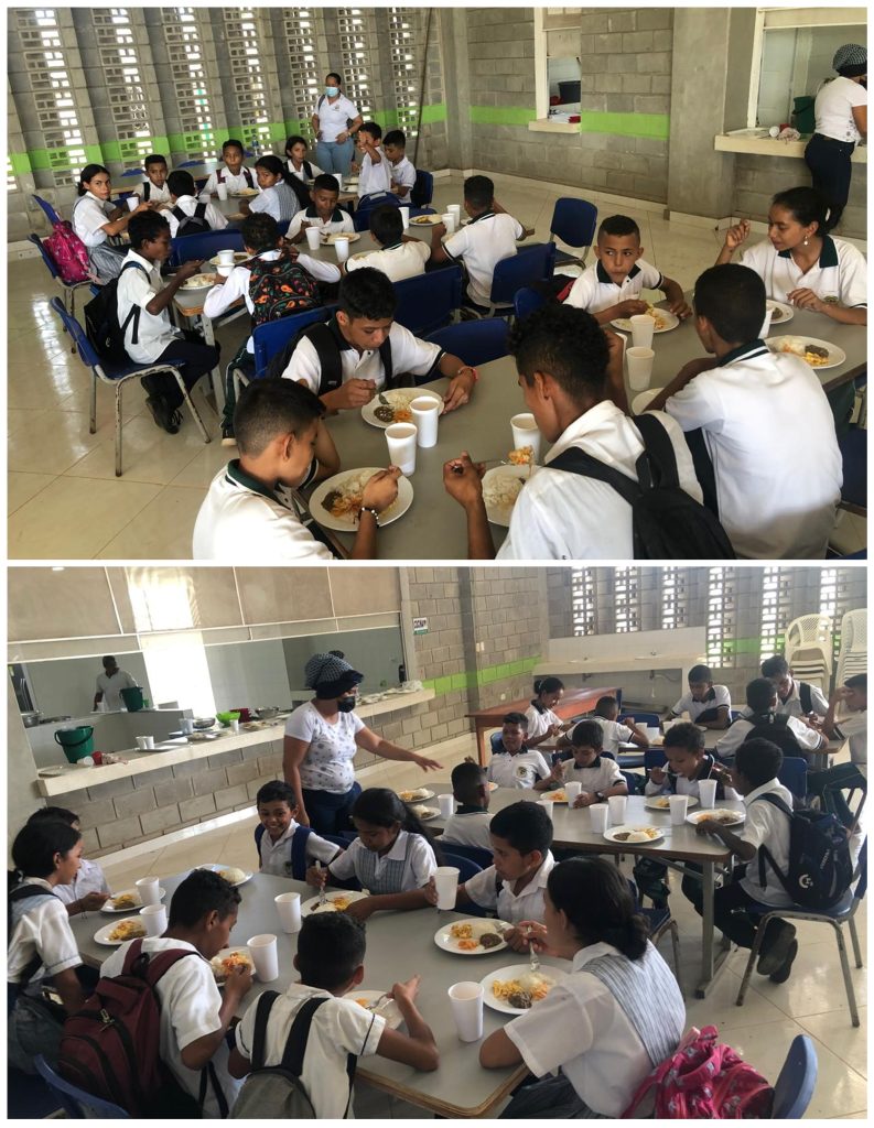 Consumo de alimentos proporcionados, para el bienestar de cada uno de los usuario del PAE